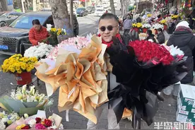 鲜花销售火爆图片