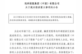 远洋集团182.66亿元境内债展期成功，涉及7只公司债和3只资产证券化产品图片