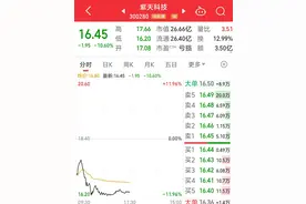 紫天科技早盘跌超10%！深交所：公司董事长拒绝实质性沟通图片