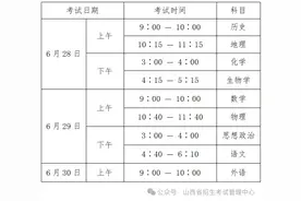 事关山西月底这场考试 具体安排、注意事项提示图片