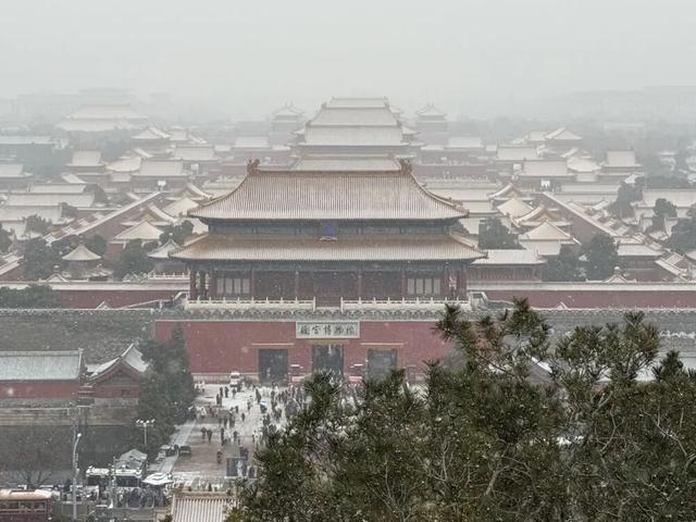 北京下雪啦！