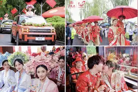 百对新人喜结良缘！一场宋韵国潮婚典在西子湖畔浪漫上演图片