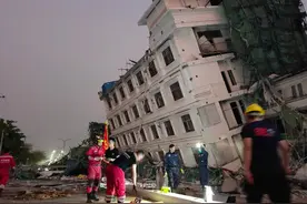 “快快快！点名！”潇湘晨报记者直击缅甸余震，中国的救援队队员讲述惊险瞬间图片
