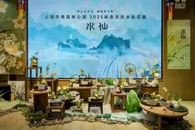 在杨浦这座公园，“三派”大师同台献技水仙雕刻展图片