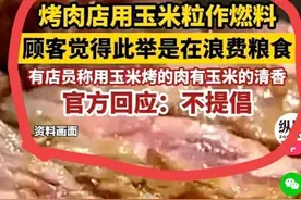 潮评 | 烤肉店用玉米粒作燃料引热议，再多理由也不能浪费粮食图片