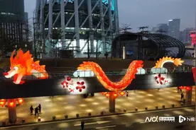 请到广东过大年！广州塔年味浓，陪游客好运接龙图片