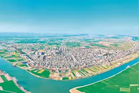 淮河岸边春光好图片