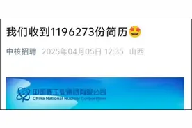 中核集团回应收到119万份简历：预计录用8000人图片
