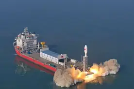 海上发射“一箭十星”！我国2025年商业航天发射“开门红”图片