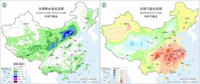 大到暴雨下两天！后面还有两轮降雨，好消息是高温终于要减弱了