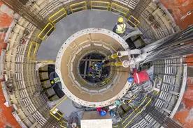 全国首例高速公路深竖井TBM施工在川成功完成图片