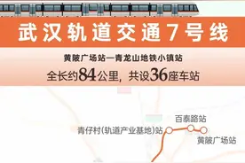 黄陂居民翘首企盼的事情 武汉地铁7号线北延线二期通车图片