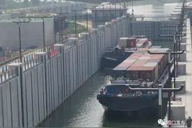 通江达海新航线！周口首批货船顺利通过江淮运河图片