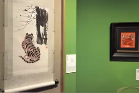 清华“萌生”特展：看齐白石等笔下动物画作图片