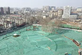 社区商业综合体拆除基本结束 济南槐苑文化体育公园项目提速图片