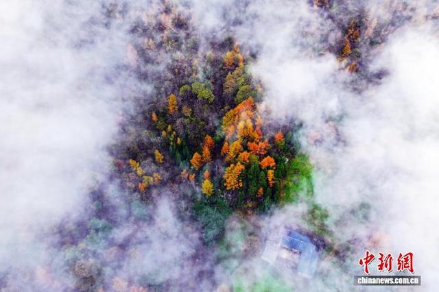 湖北恩施：红黄绿黛绘斑斓