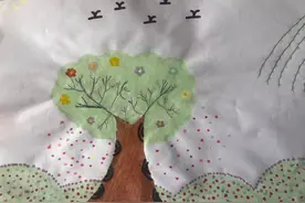 寨里小学举办“绘画春天”美术活动图片