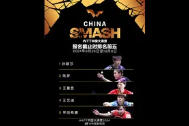 期待！WTT中国大满贯参赛名单公布图片