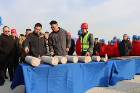 沈卢高速沈遂段Ⅴ标召开水稳施工现场观摩会图片