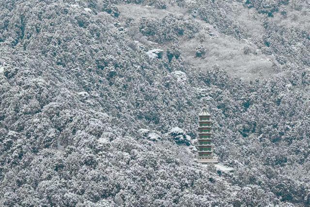 西山晴雪今犹在 香山美景入画来