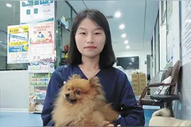 “90”后女兽医守护“乡村毛孩子”图片