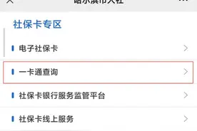 ​哈市社保卡“一卡通惠农惠民补贴查询”功能上线图片