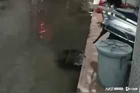 天文大潮+台风影响，惠州沿海多地发生海水涌入现象图片