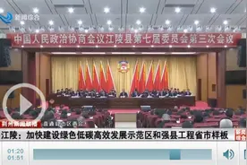 【直通县市区两会】江陵：加快建设绿色低碳高效发展示范区和强县工程省市样板图片