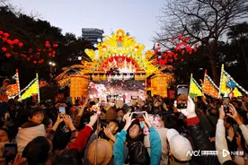 广州新春灯会亮灯：超巨凤冠霸气亮相，一大拨锦鲤震撼来袭图片