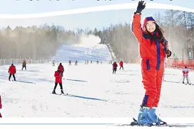 漠河北极滑雪场首滑 中国·大兴安岭第二届极地森林冰雪嘉年华来了图片