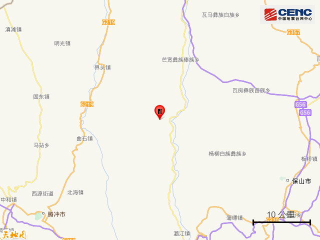 云南保山发生3.2级地震