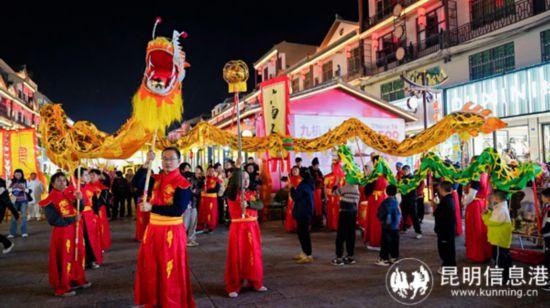 霓虹烟火照夜街 文山广南千年句町文化点亮云南新“夜”态