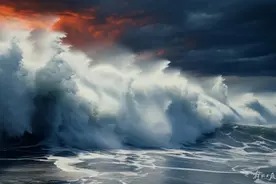 “海浪+风暴潮”双预警齐发，什么是风暴潮？该如何避险？图片