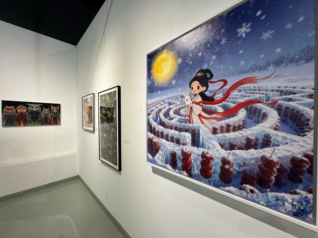 观展｜当宋庄传统版画匠人邂逅人工智能技术