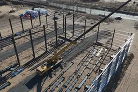 通辽市科左后旗：冬季不停工 项目建设忙图片