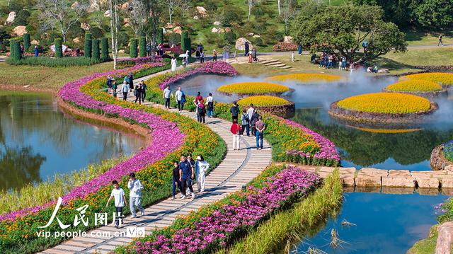 广西南宁：徜徉丘石花园