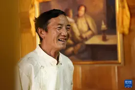 守护毛泽东旧居的藏族汉子图片