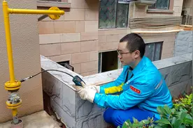 西南海小区近600户居民通天然气图片