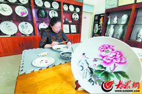 “做人诚实 做事诚信” 非遗牡丹刻瓷传承人马宪荣的坚守图片