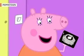 佩奇妈妈官宣：我的预产期在夏天图片