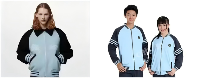 1.6万元LV大衣被指撞衫86元中学校服，客服回应