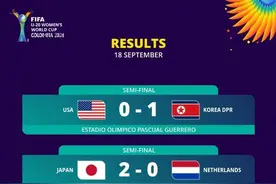 U20女足世界杯，朝鲜日本会师决赛！预选赛的中国队“意难平”图片