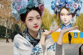 同款大明湖花灯“夏雨荷”簪花仿妆百十元 湖畔也兴起汉服热图片