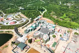 包茂高速柏桥服务区：18万平方米“交农文旅商”综合体即将上线图片