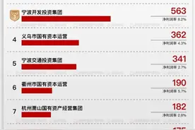 TOP50出炉！高规模下的浙江城投企业利润表现如何？图片