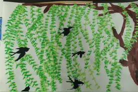 福山区第二实验小学开展“春天美如画 我手画我心”主题绘画活动图片