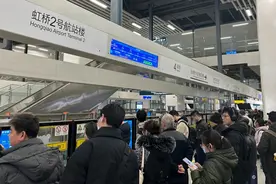 上海市域机场线开通首个周末，有“叛逆”的乘客从外地来尝鲜图片