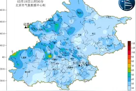 大风已经进城，今日沙尘较弱、午后或将解除沙尘预警图片