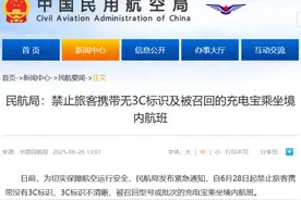 充电宝“安检新规”：无3C、被召回者，境内航班禁带图片