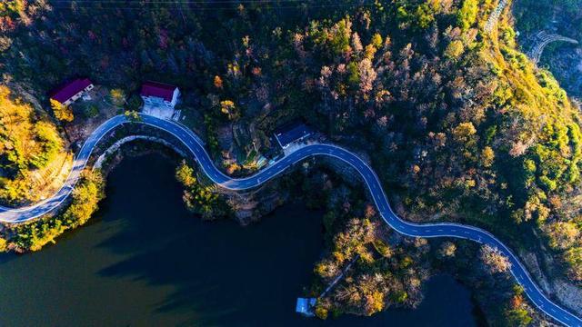 英山冷家山村：红叶漫山醉游人 生态美景引客来